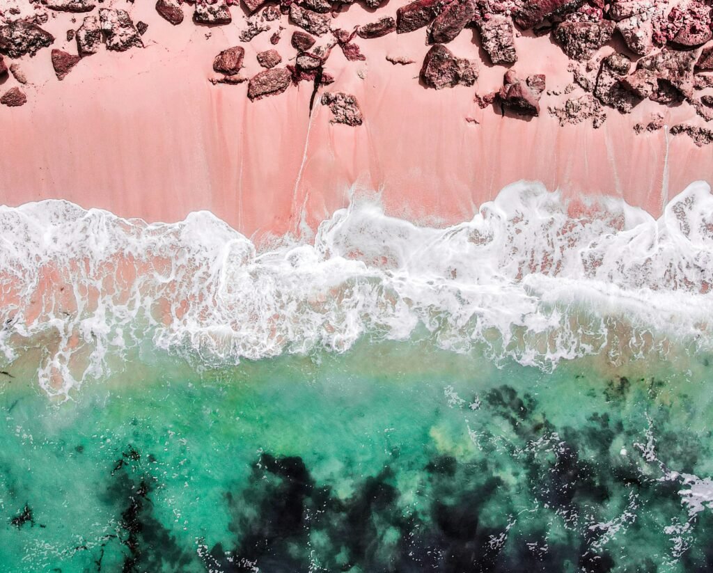 pink beach