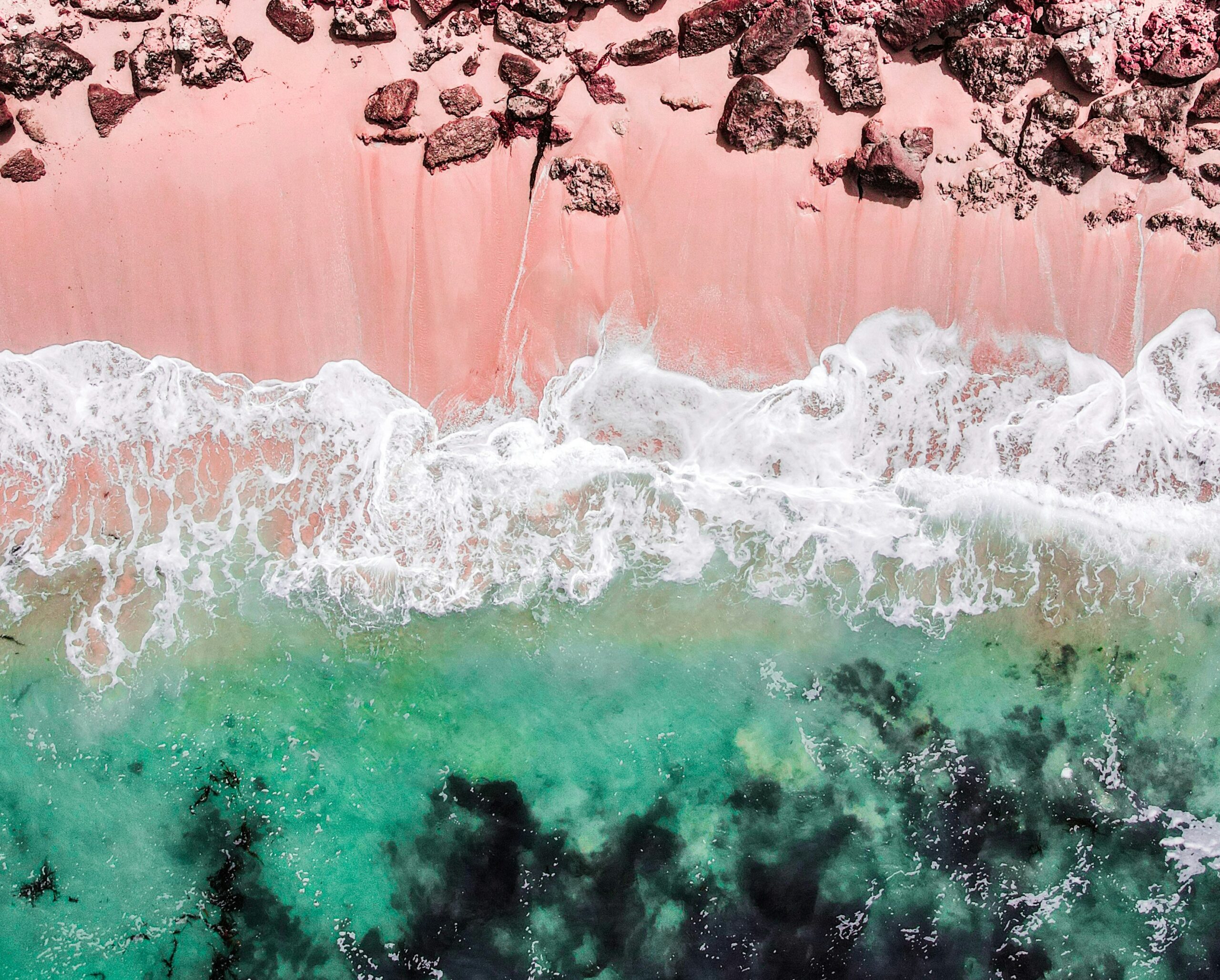 pink beach
